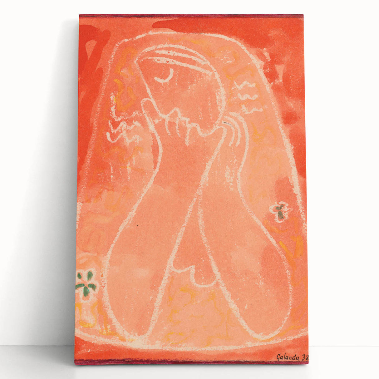 Romantic Art Prints: Thoughtful by Mikuláš Galanda