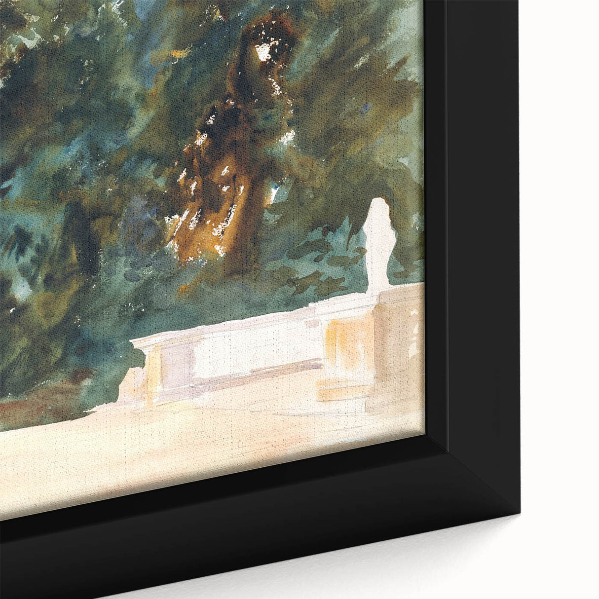 Romantic Art Prints: Terrace and Gardens by John Singer Sargent