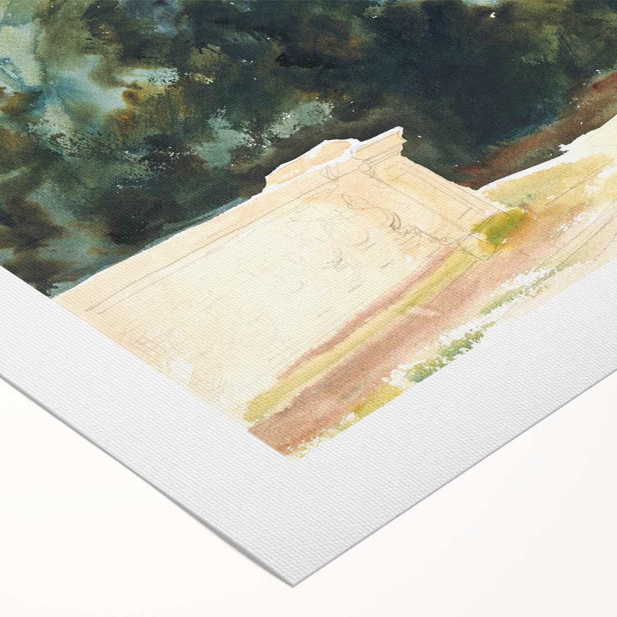 Romantic Art Prints: Terrace and Gardens by John Singer Sargent