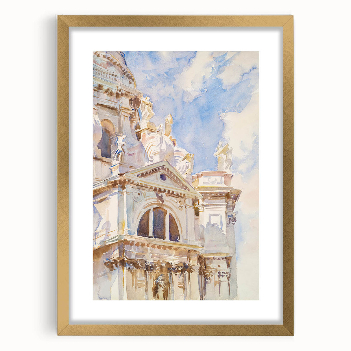 Romantic Art Prints: The Salute, Venice by John Singer Sargent