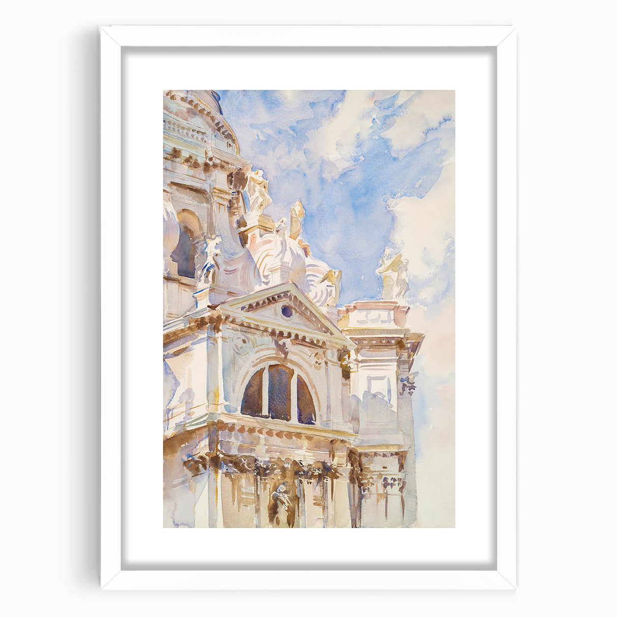 Romantic Art Prints: The Salute, Venice by John Singer Sargent
