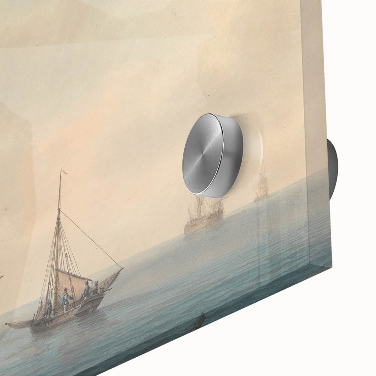 Romantic Art Prints: A Warship Preparing to Leave the Anchorage