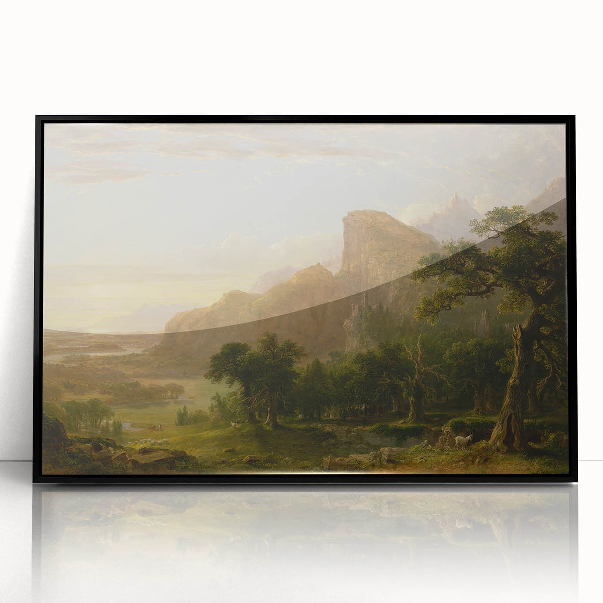 Romanticism Art Landscape - Famous Romantic Era Canvas Print