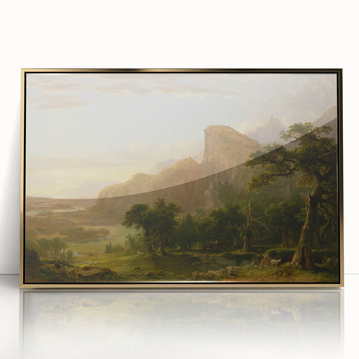 Romanticism Art Landscape - Famous Romantic Era Canvas Print