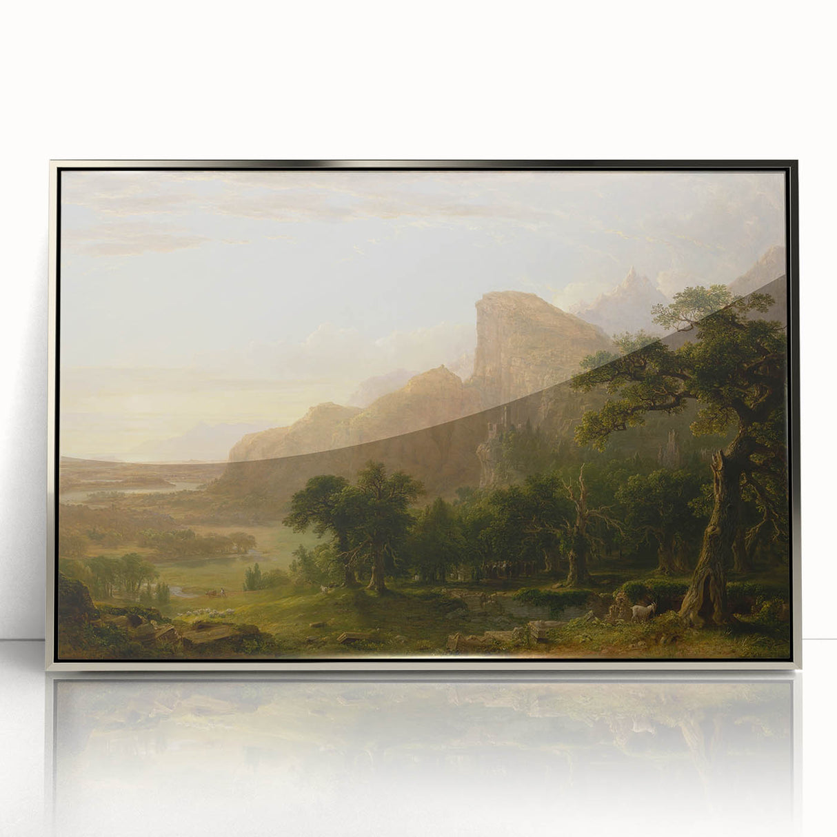 Romanticism Art Landscape - Famous Romantic Era Canvas Print