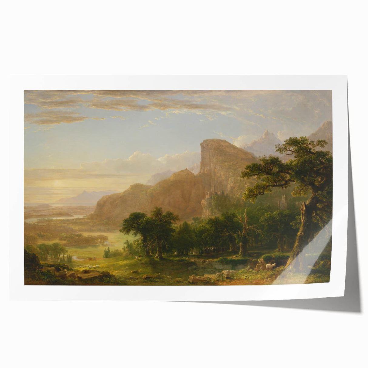 Romanticism Art Landscape - Famous Romantic Era Canvas Print