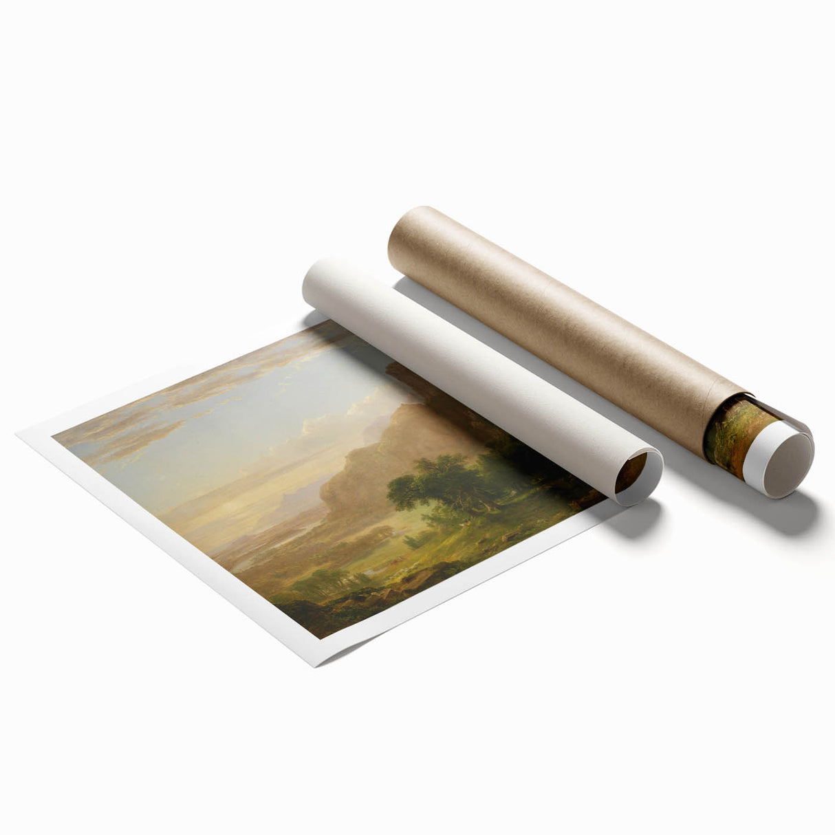 Romanticism Art Landscape - Famous Romantic Era Canvas Print