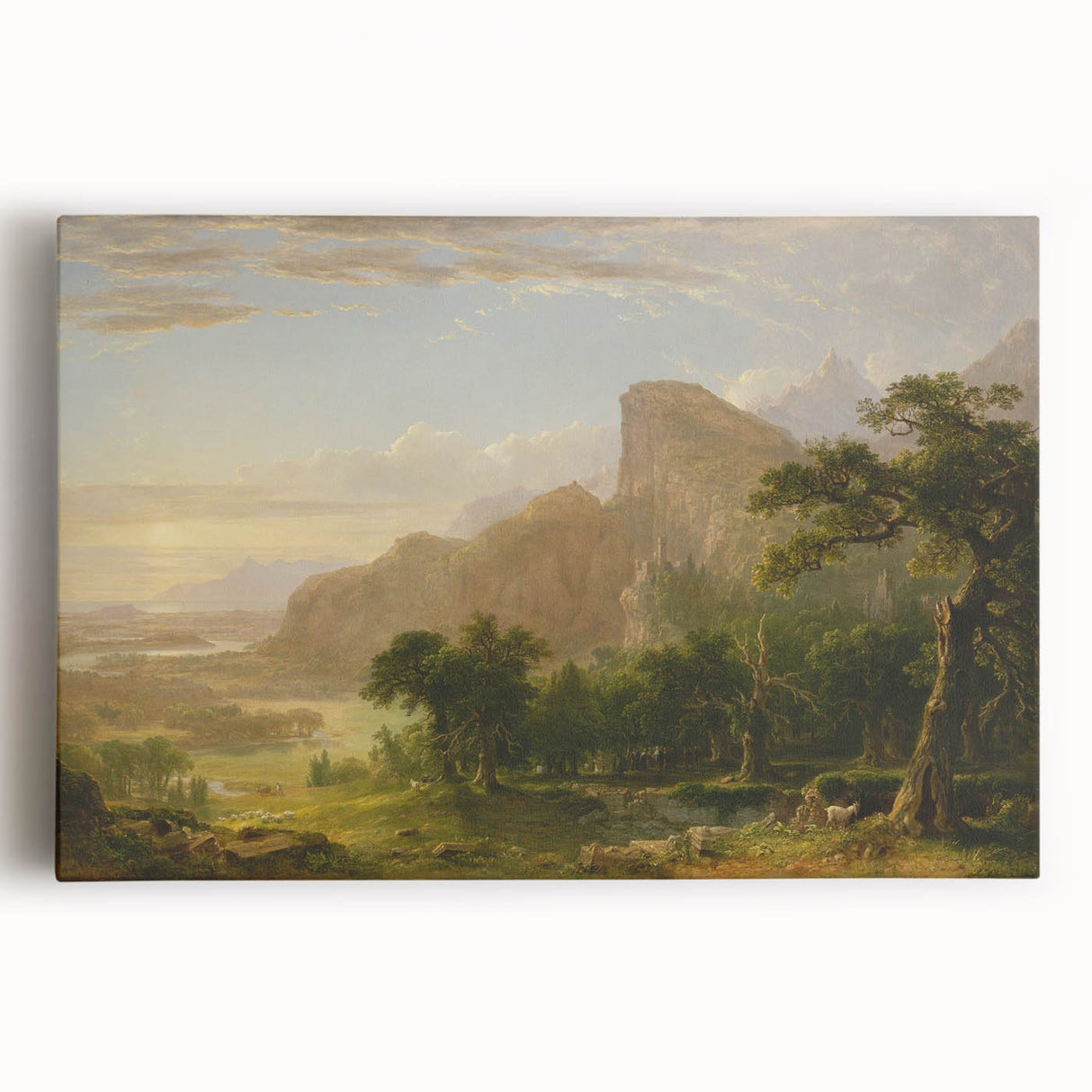 Romanticism Art Landscape - Famous Romantic Era Canvas Print