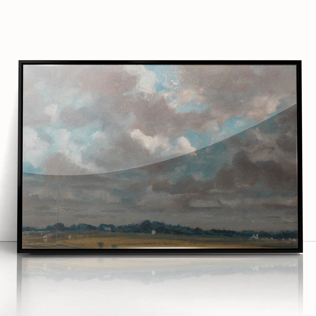 Romantic Landscape with Clouds - John Constable Canvas Print