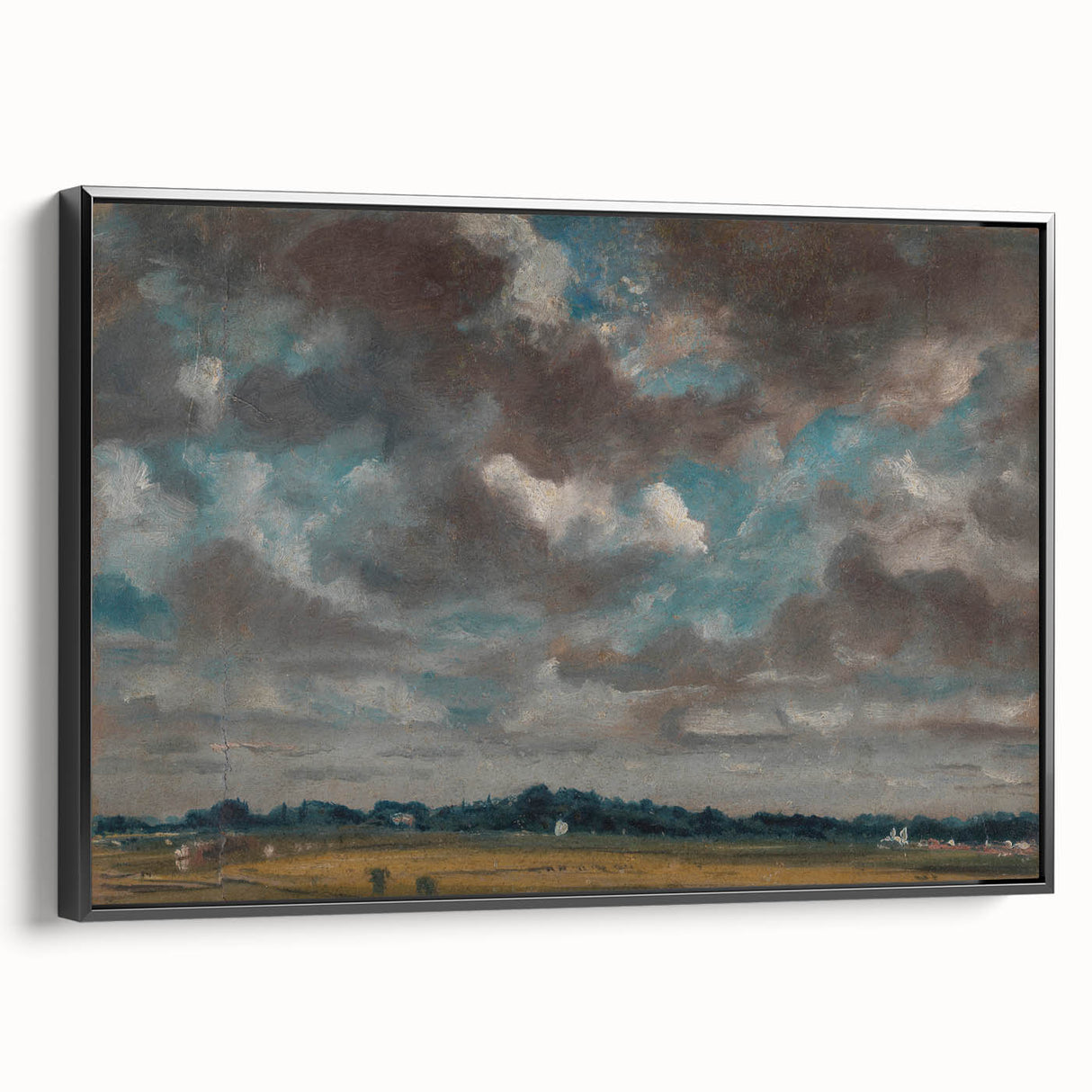 Romantic Landscape with Clouds - John Constable Canvas Print