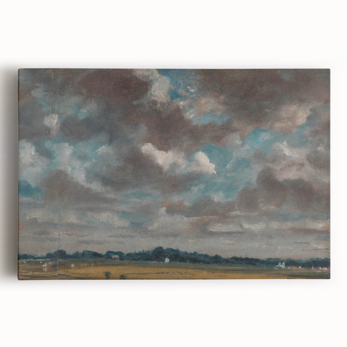 Romantic Landscape with Clouds - John Constable Canvas Print