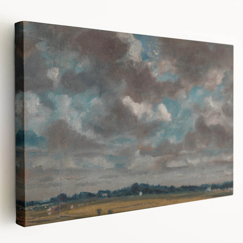 Romantic Landscape with Clouds - John Constable Canvas Print