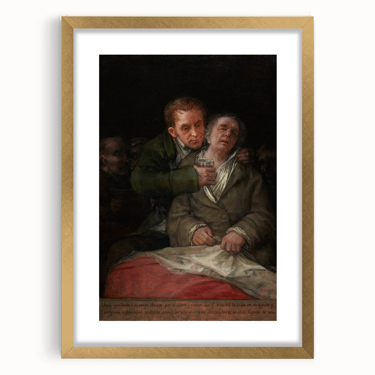 Goya's Portrait of Compassion - Romanticism Emotional Wall Art