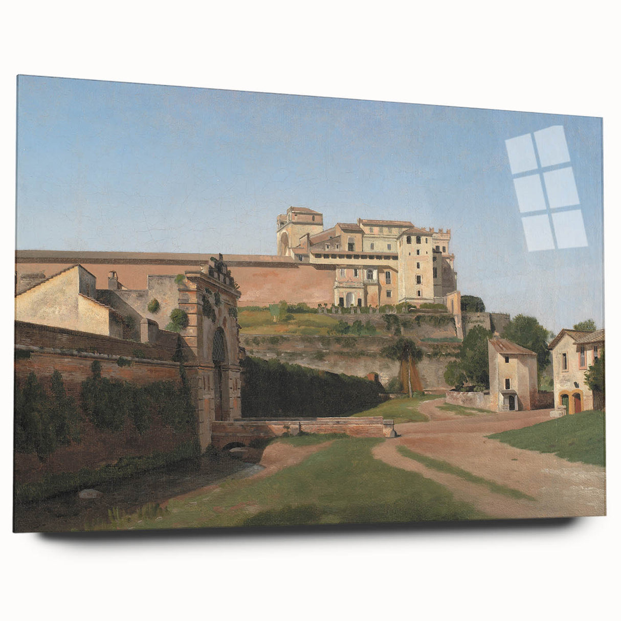 Porta Angelica View - Romanticism Landscape by C.W. Eckersberg