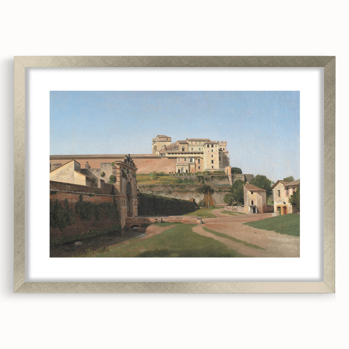 Porta Angelica View - Romanticism Landscape by C.W. Eckersberg