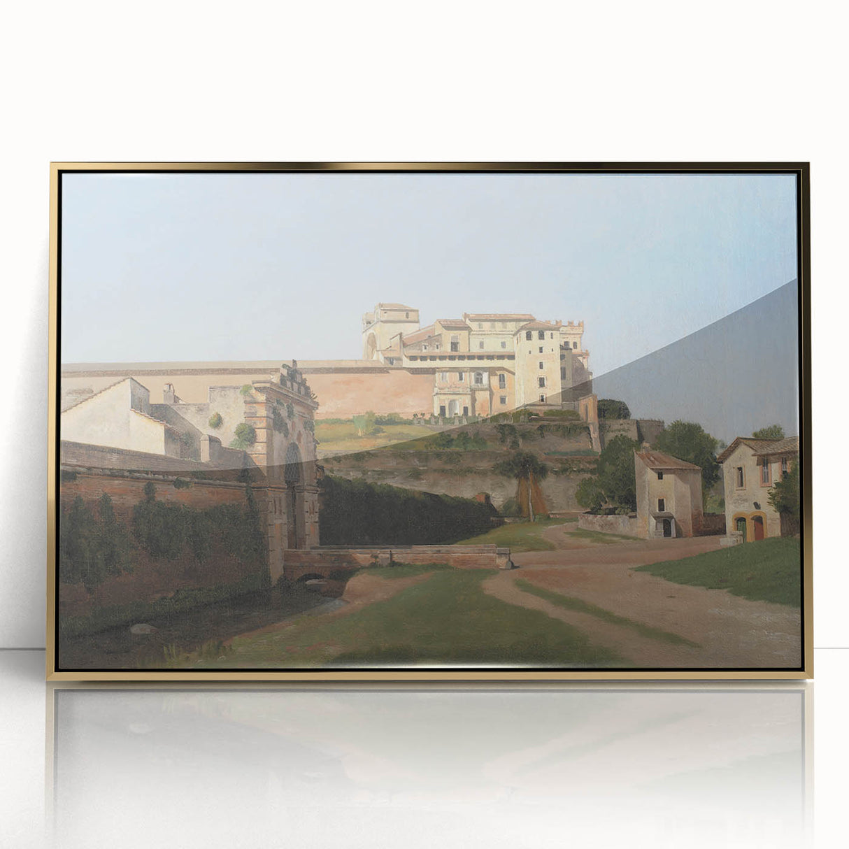 Porta Angelica View - Romanticism Landscape by C.W. Eckersberg