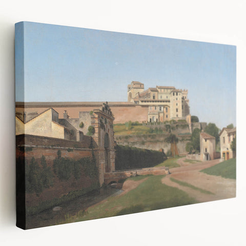 Porta Angelica View - Romanticism Landscape by C.W. Eckersberg