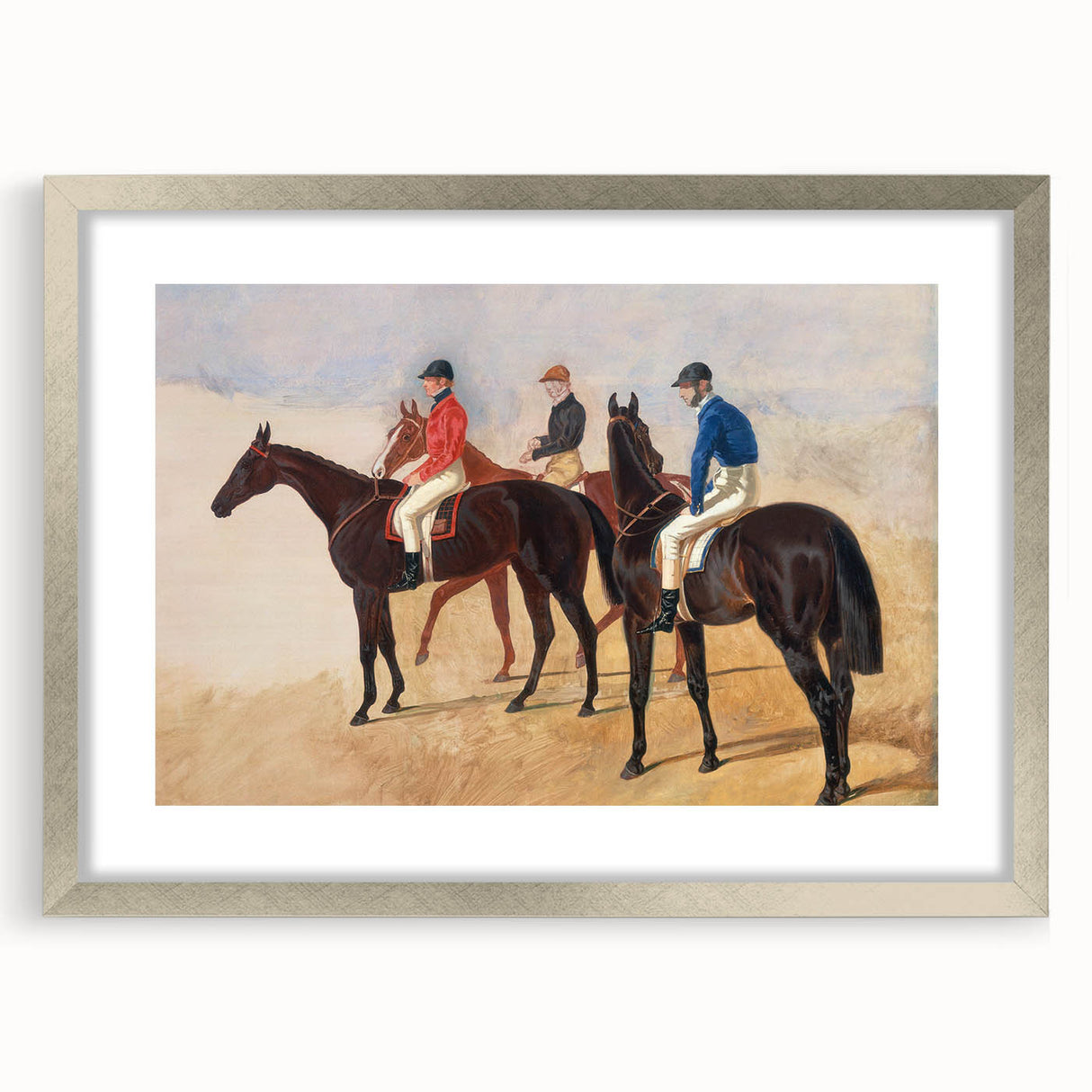 Steeplechase Riders - Romanticism Equestrian Art by John F. Herring