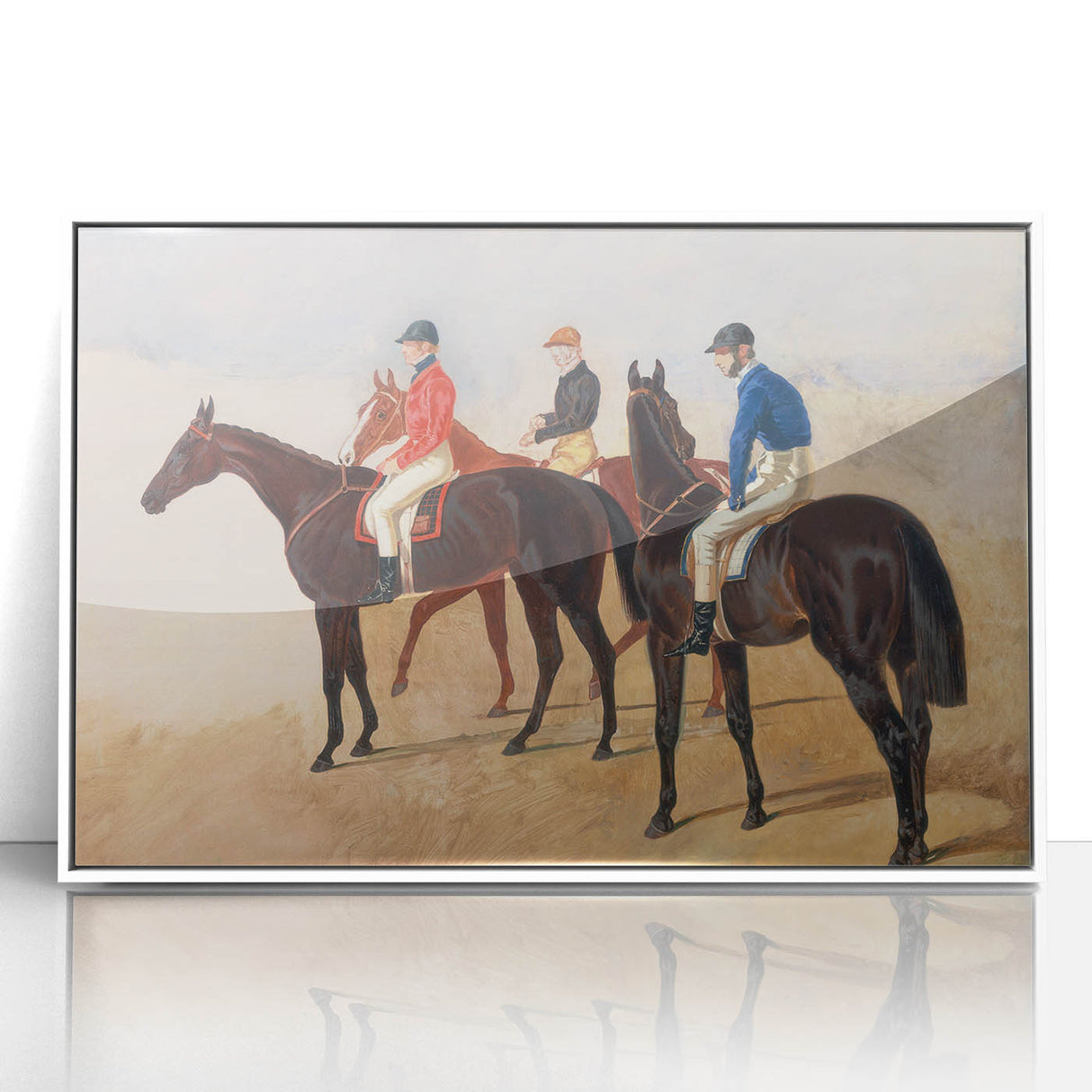 Steeplechase Riders - Romanticism Equestrian Art by John F. Herring