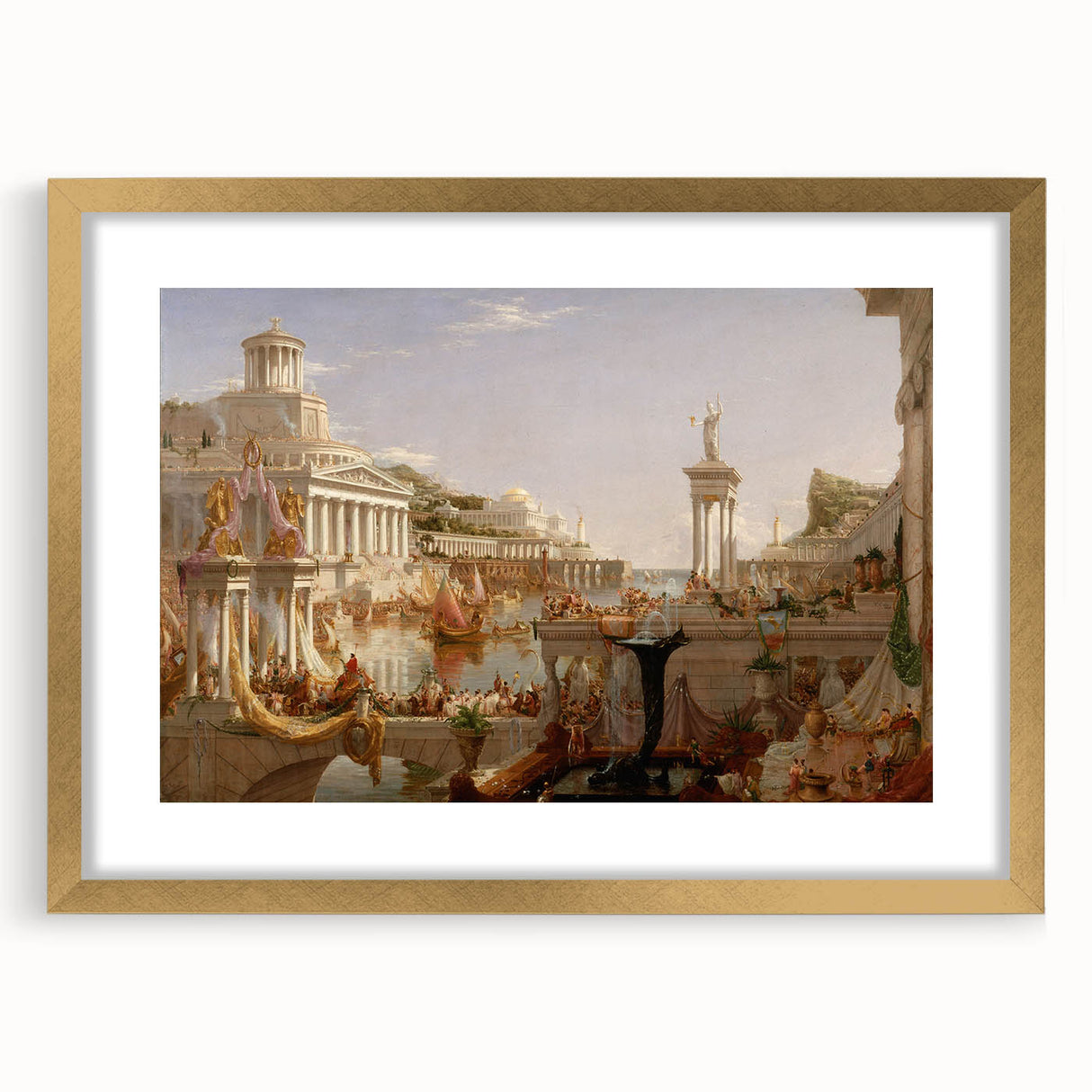 The Consummation of Empire - Romanticism Masterpiece by Thomas Cole
