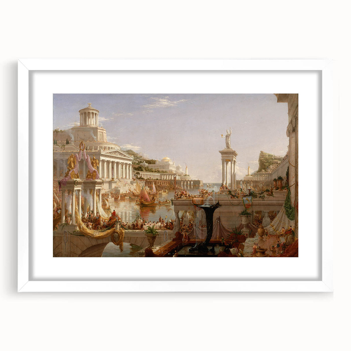 The Consummation of Empire - Romanticism Masterpiece by Thomas Cole