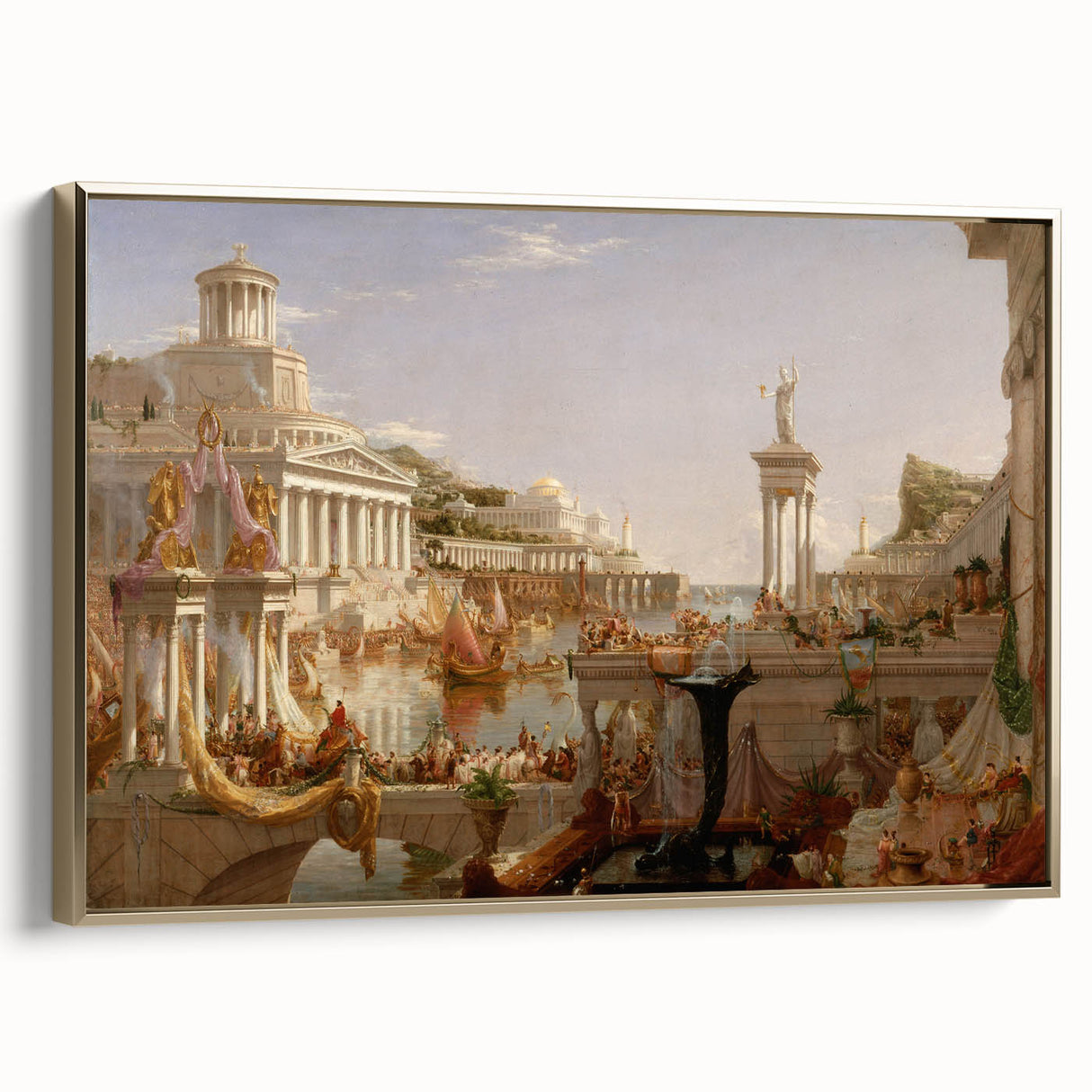 The Consummation of Empire - Romanticism Masterpiece by Thomas Cole