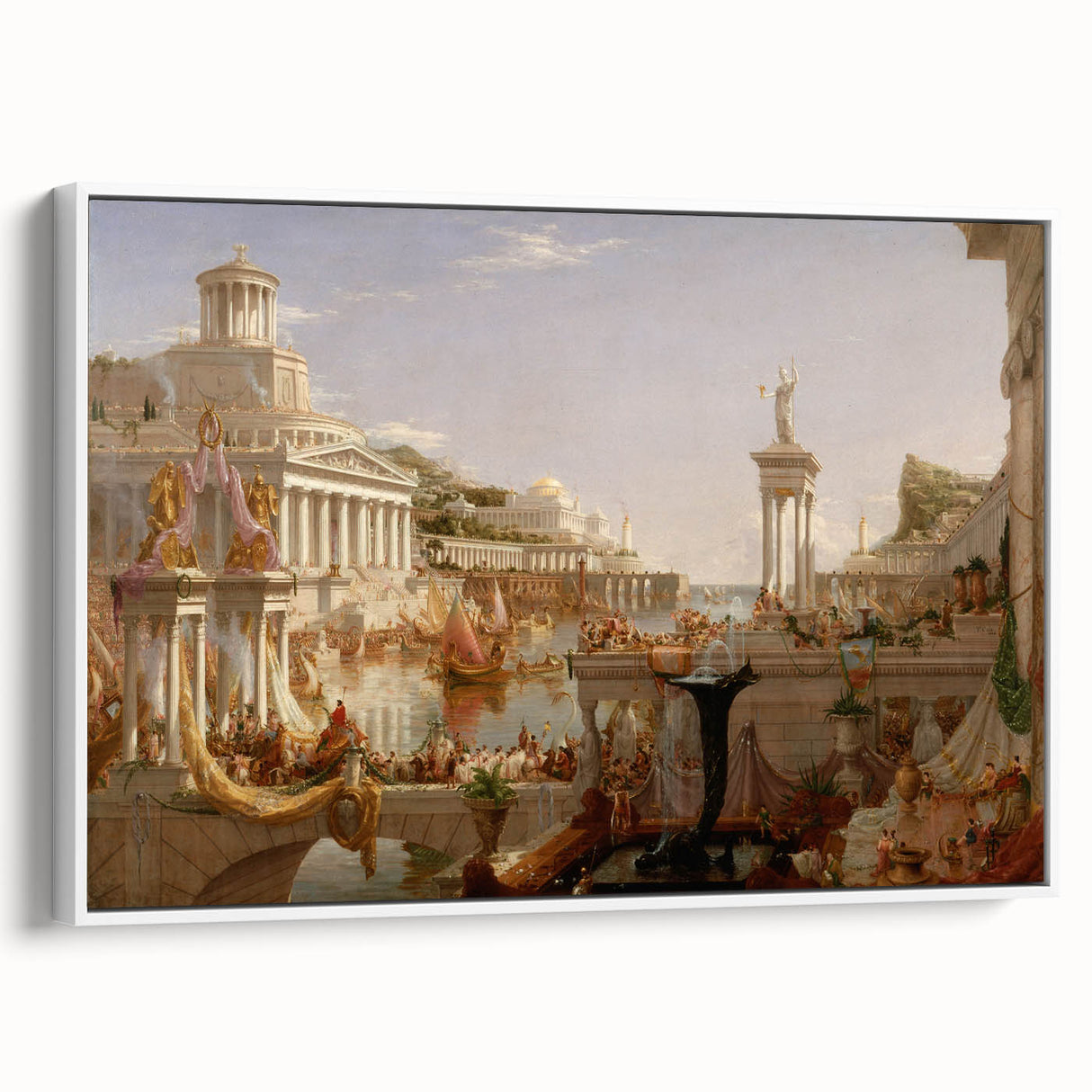 The Consummation of Empire - Romanticism Masterpiece by Thomas Cole