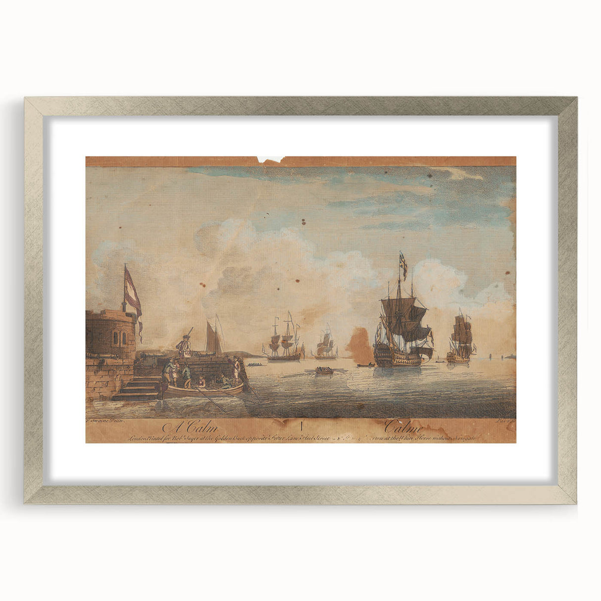 A Calm - Nautical Romanticism Landscape Wall Art