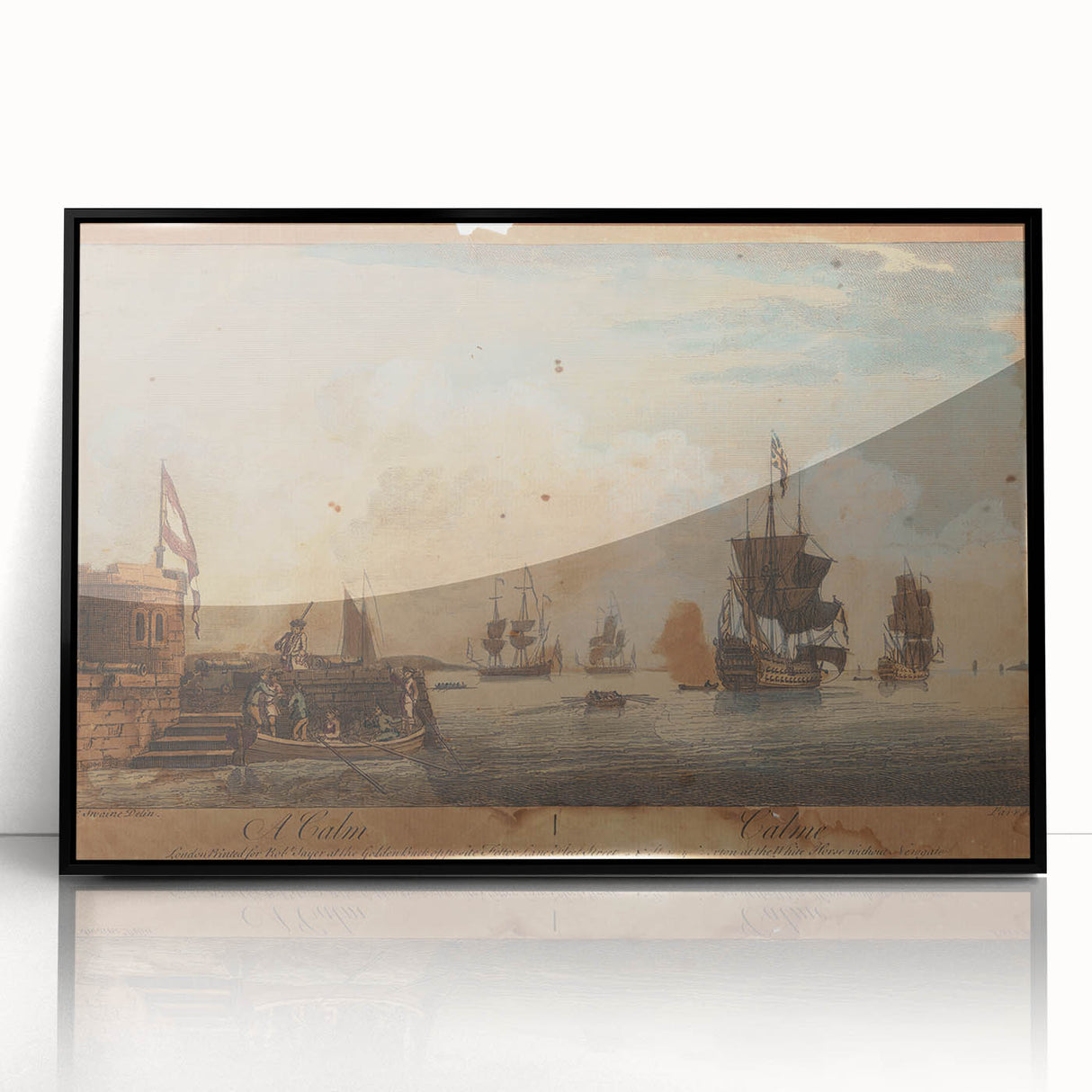 A Calm - Nautical Romanticism Landscape Wall Art