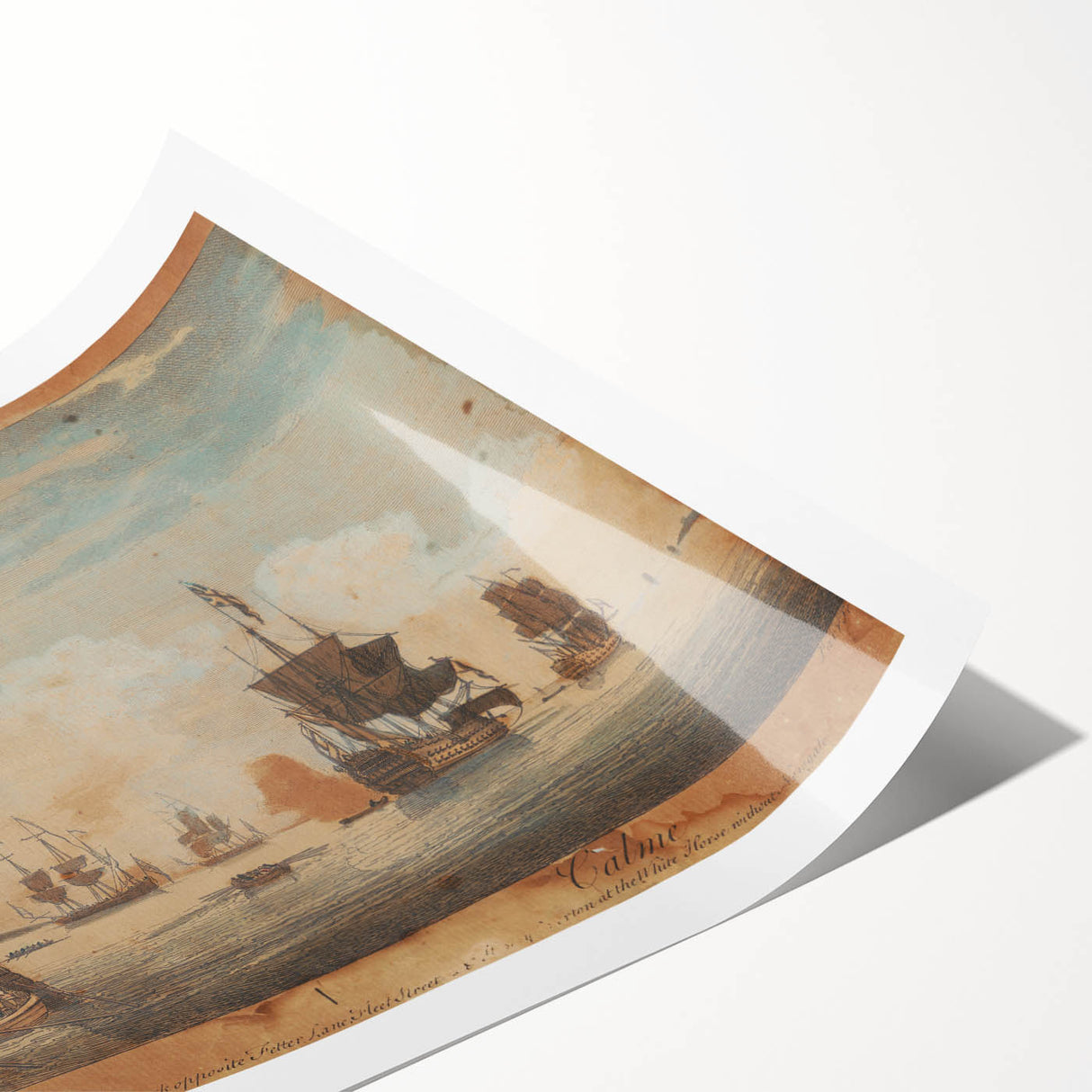 A Calm - Nautical Romanticism Landscape Wall Art