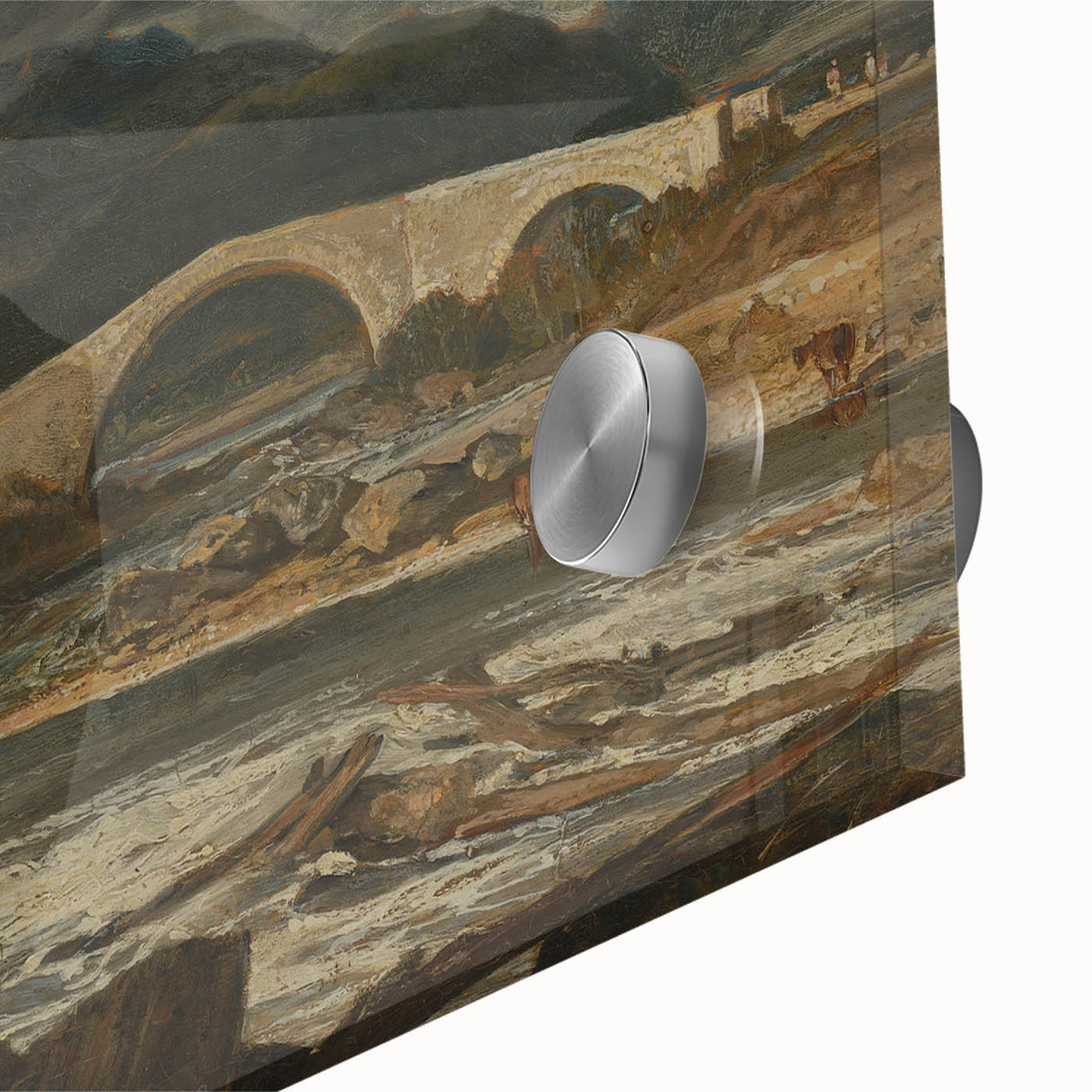 Romanticism Landscape Art: Tummel Bridge, Perthshire Canvas Print