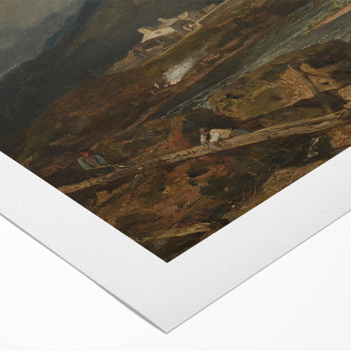 Romanticism Landscape Art: Tummel Bridge, Perthshire Canvas Print