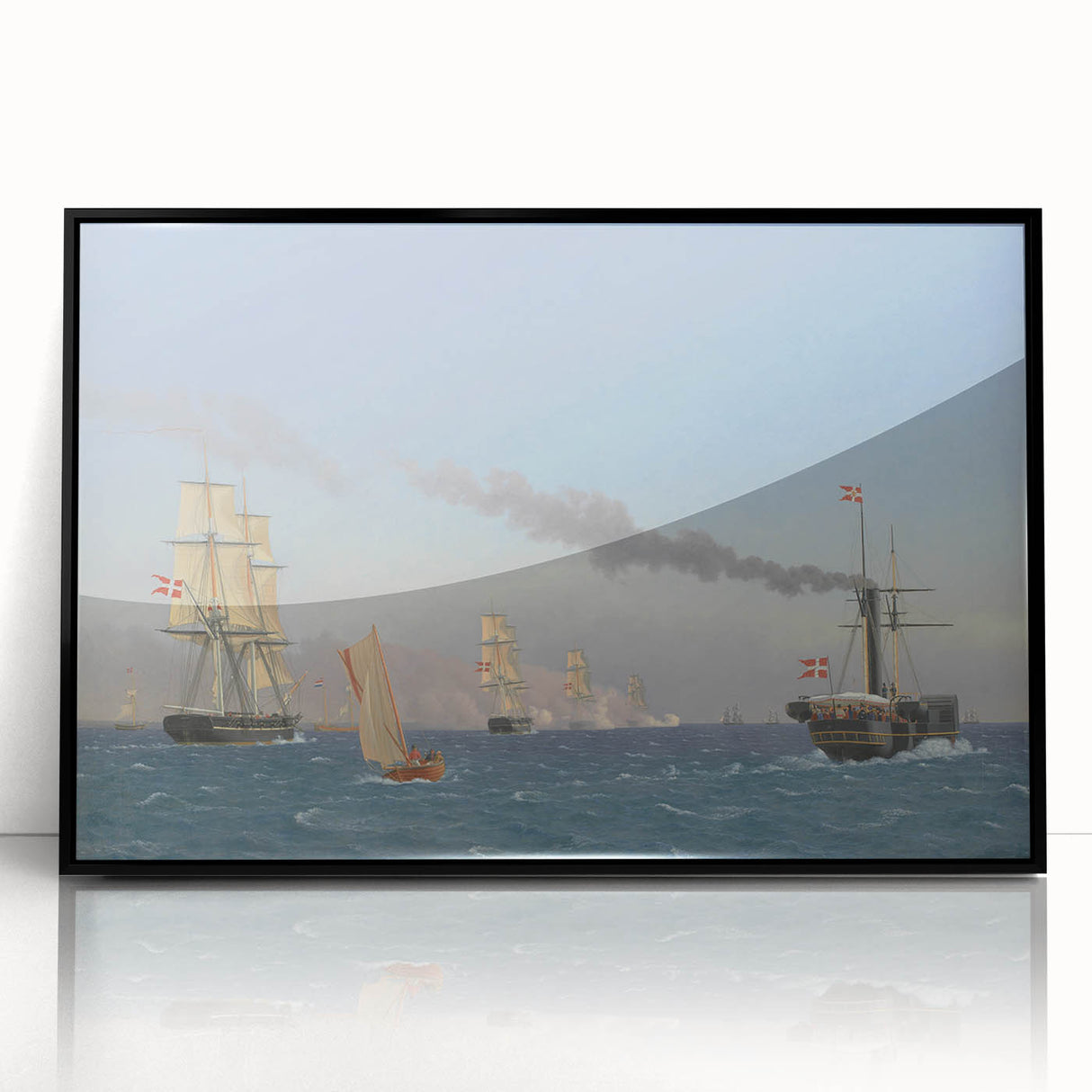 "Romanticism Art: Nautical Scene - Historical Maritime Canvas Print"
