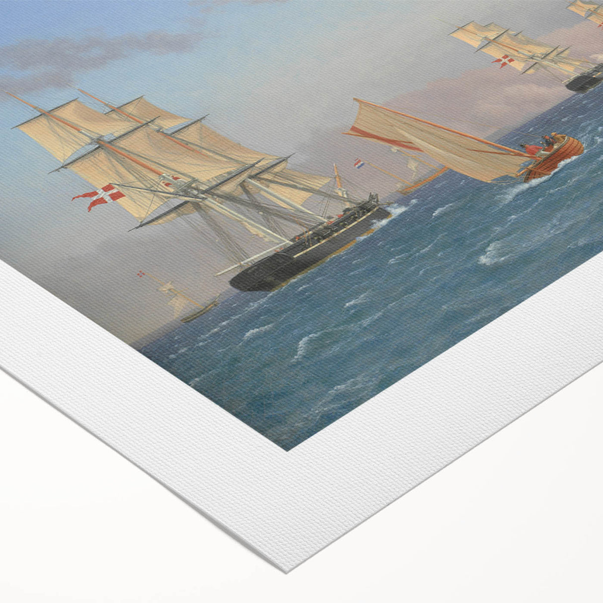 "Romanticism Art: Nautical Scene - Historical Maritime Canvas Print"