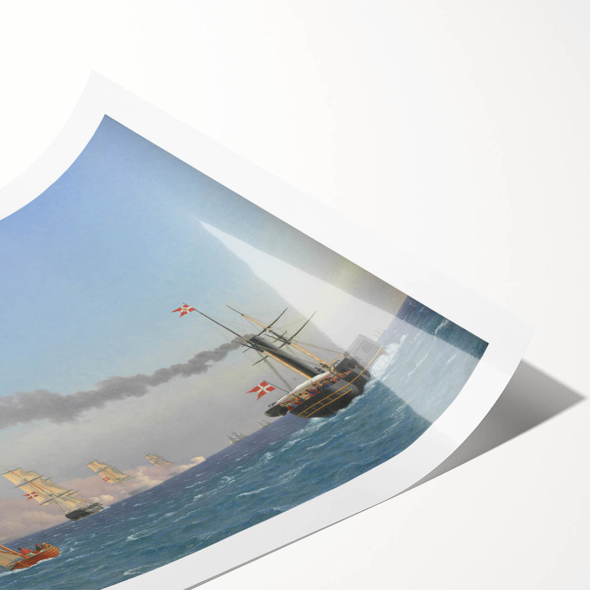 "Romanticism Art: Nautical Scene - Historical Maritime Canvas Print"