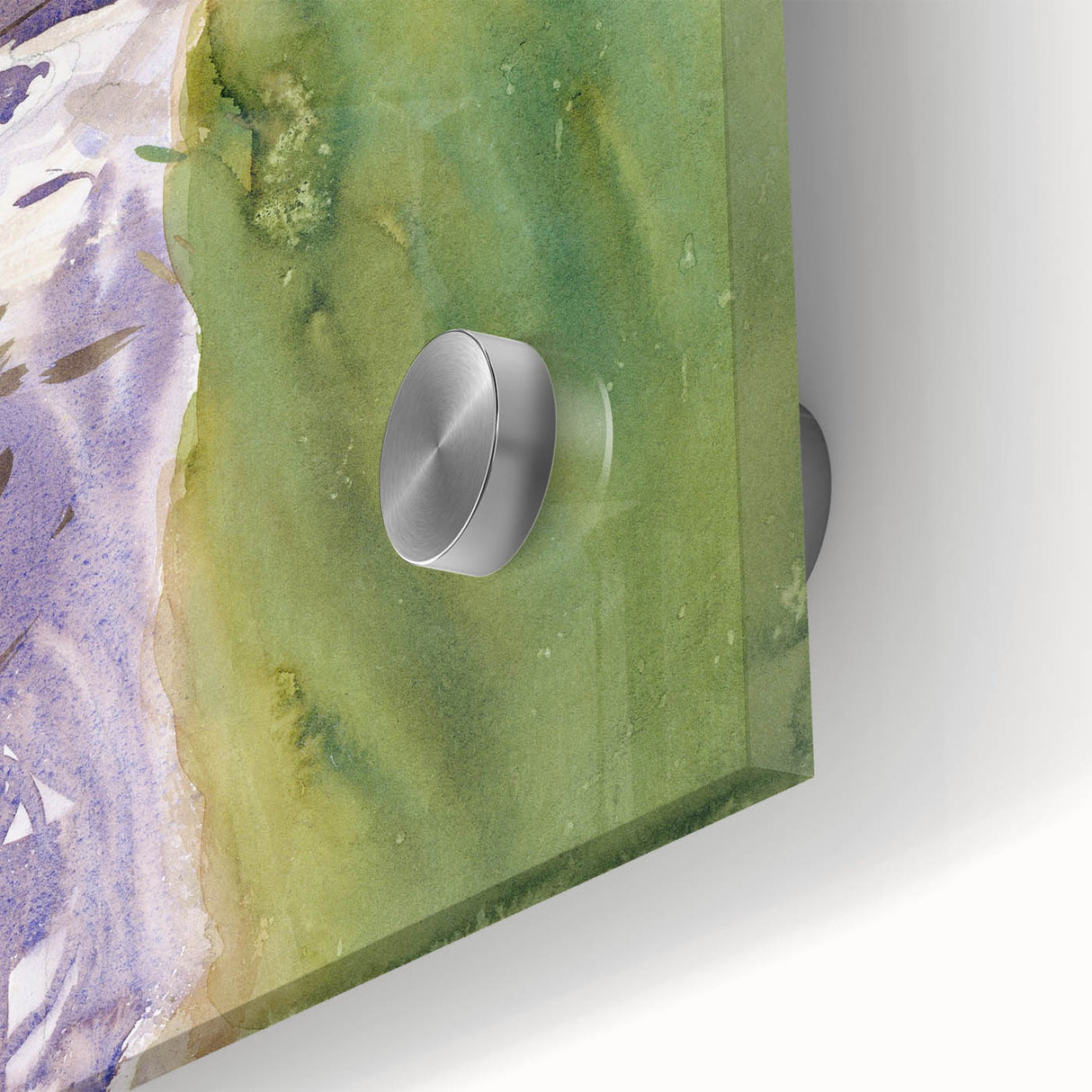 Romanticism Art: Rushing Water - Vibrant Landscape Canvas Print