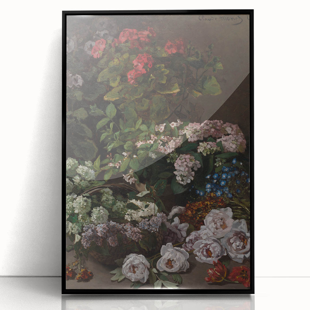 Impressionist Wall Art - Spring Flowers by Claude Monet - Floral Elegance