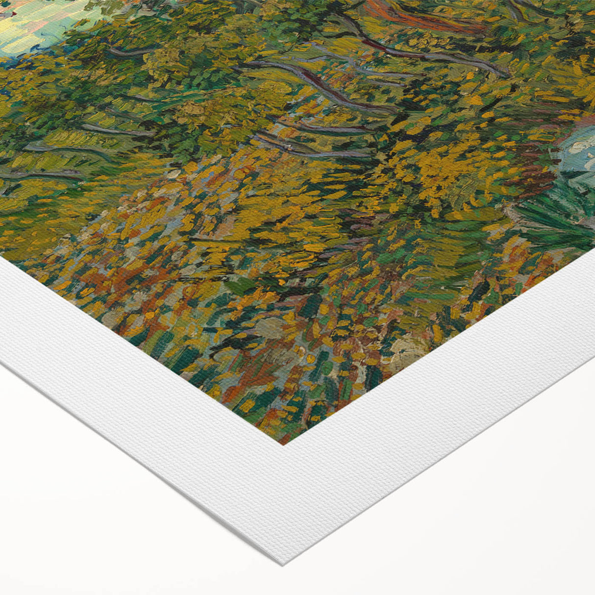 Sunset at Montmajour: Impressionist Landscape Wall Art by Van Gogh