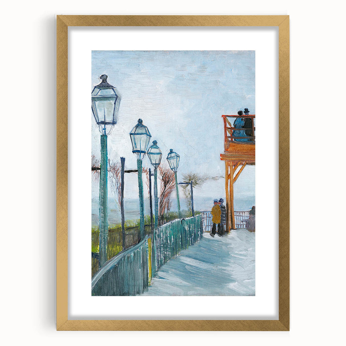 Impressionist Wall Art - Van Gogh's "Moulin de Blute-Fin Terrace