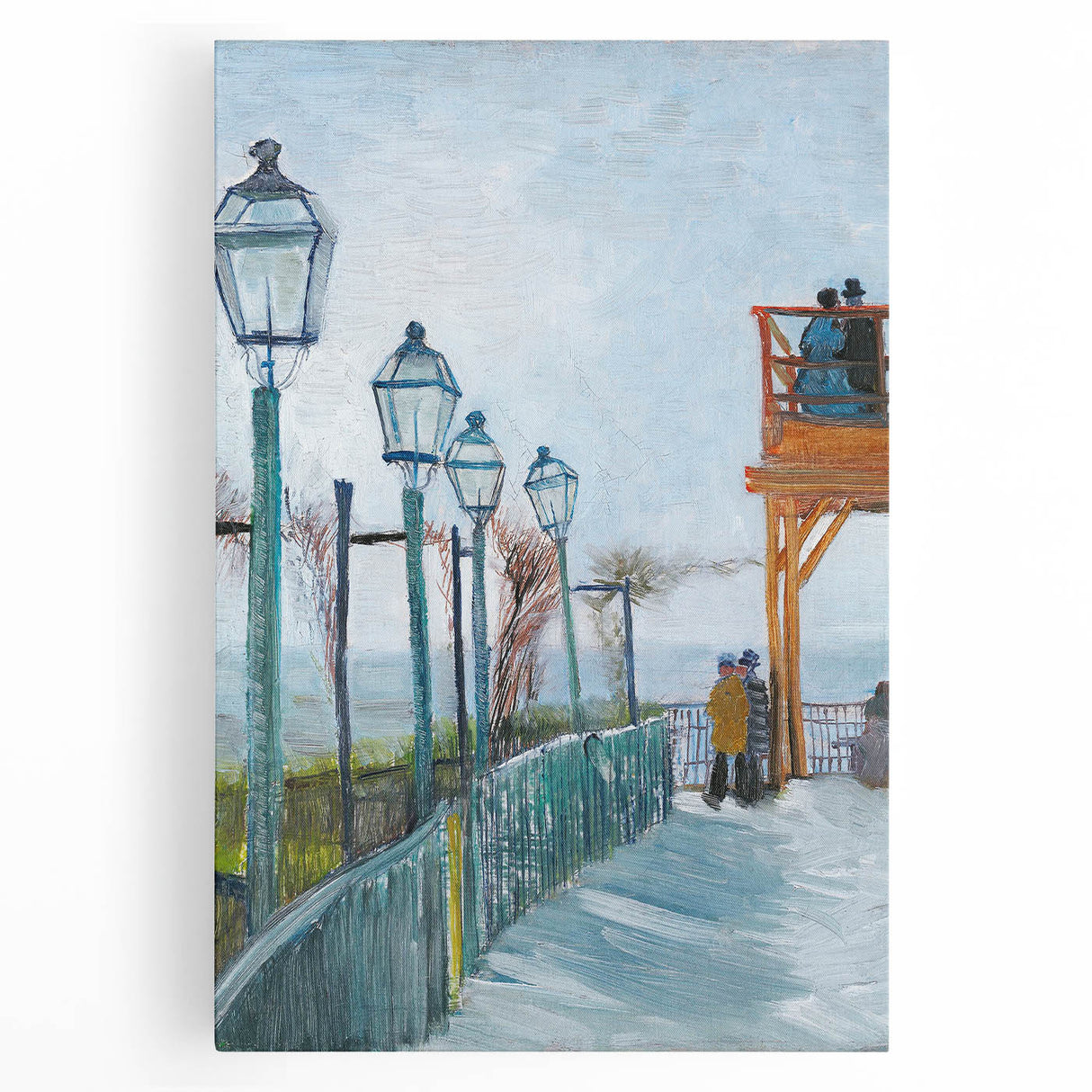 Impressionist Wall Art - Van Gogh's "Moulin de Blute-Fin Terrace