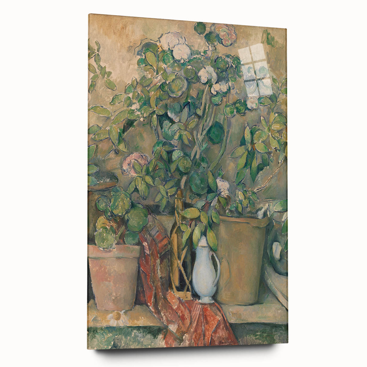 Impressionist Wall Art - Cézanne's "Terracotta Pots and Flowers