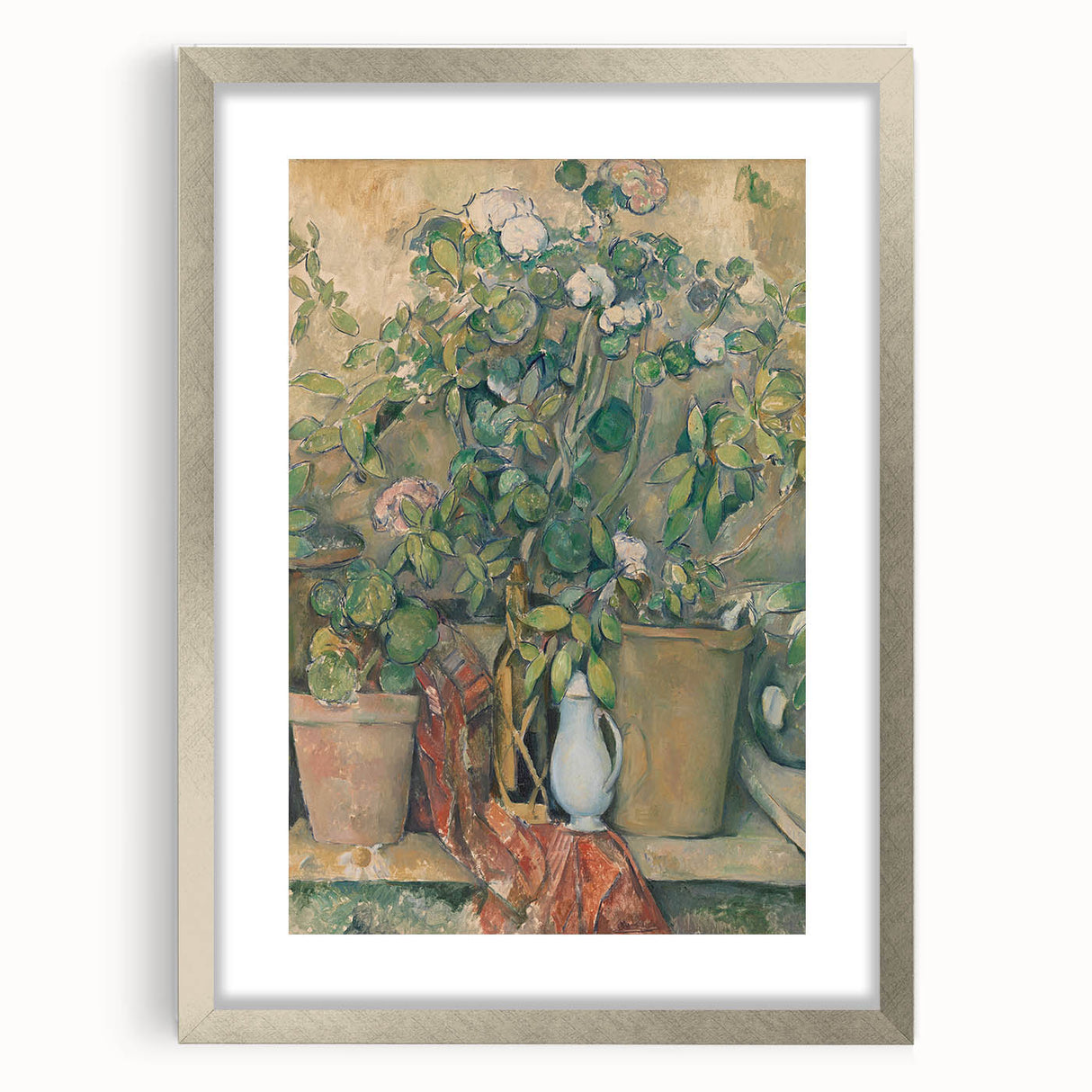 Impressionist Wall Art - Cézanne's "Terracotta Pots and Flowers