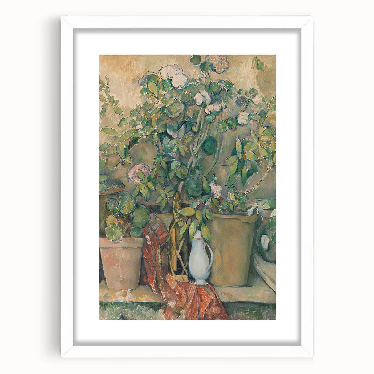 Impressionist Wall Art - Cézanne's "Terracotta Pots and Flowers