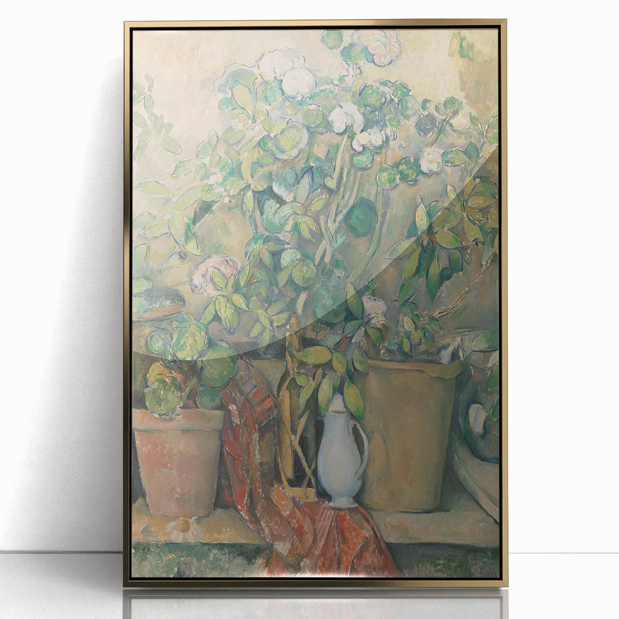Impressionist Wall Art - Cézanne's "Terracotta Pots and Flowers