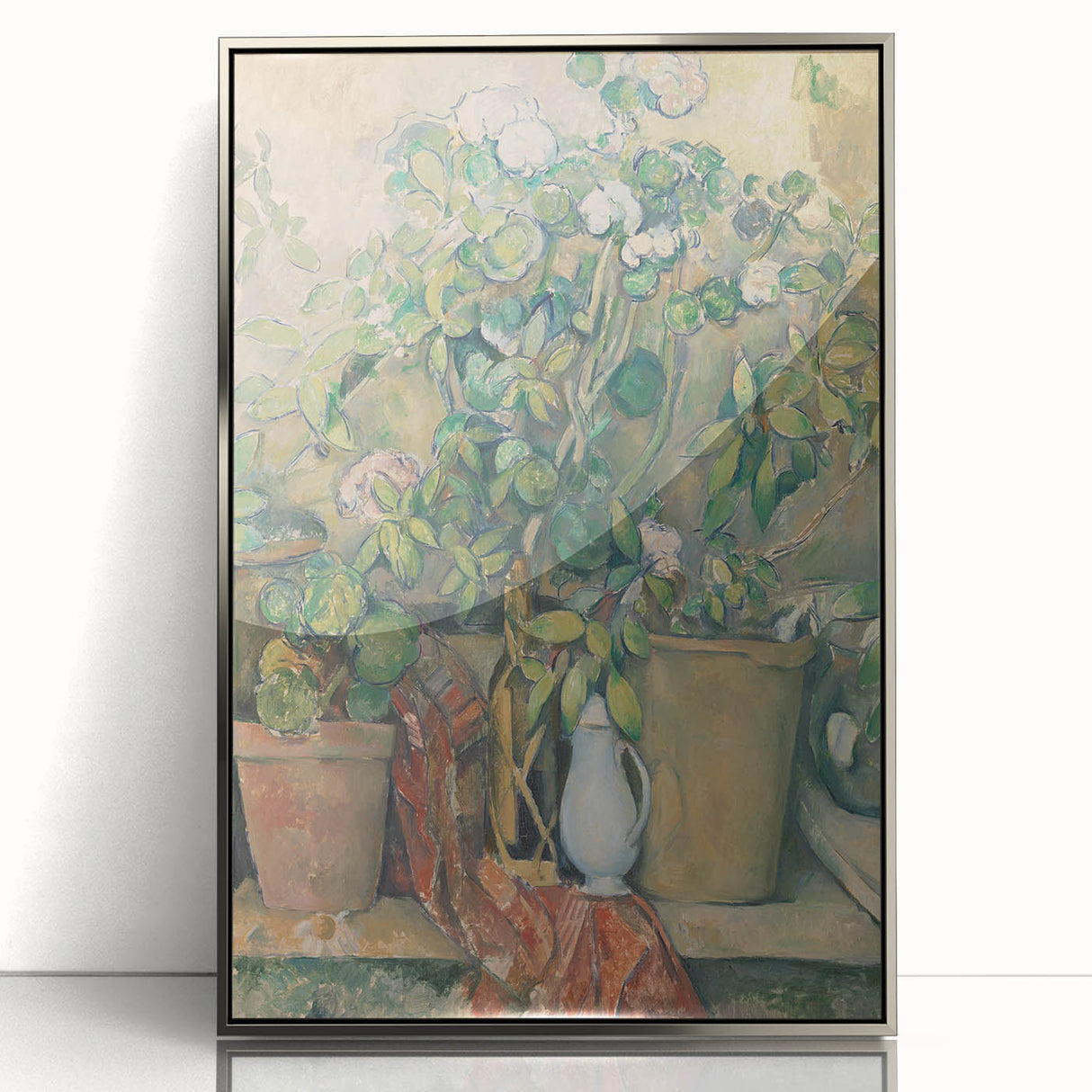 Impressionist Wall Art - Cézanne's "Terracotta Pots and Flowers