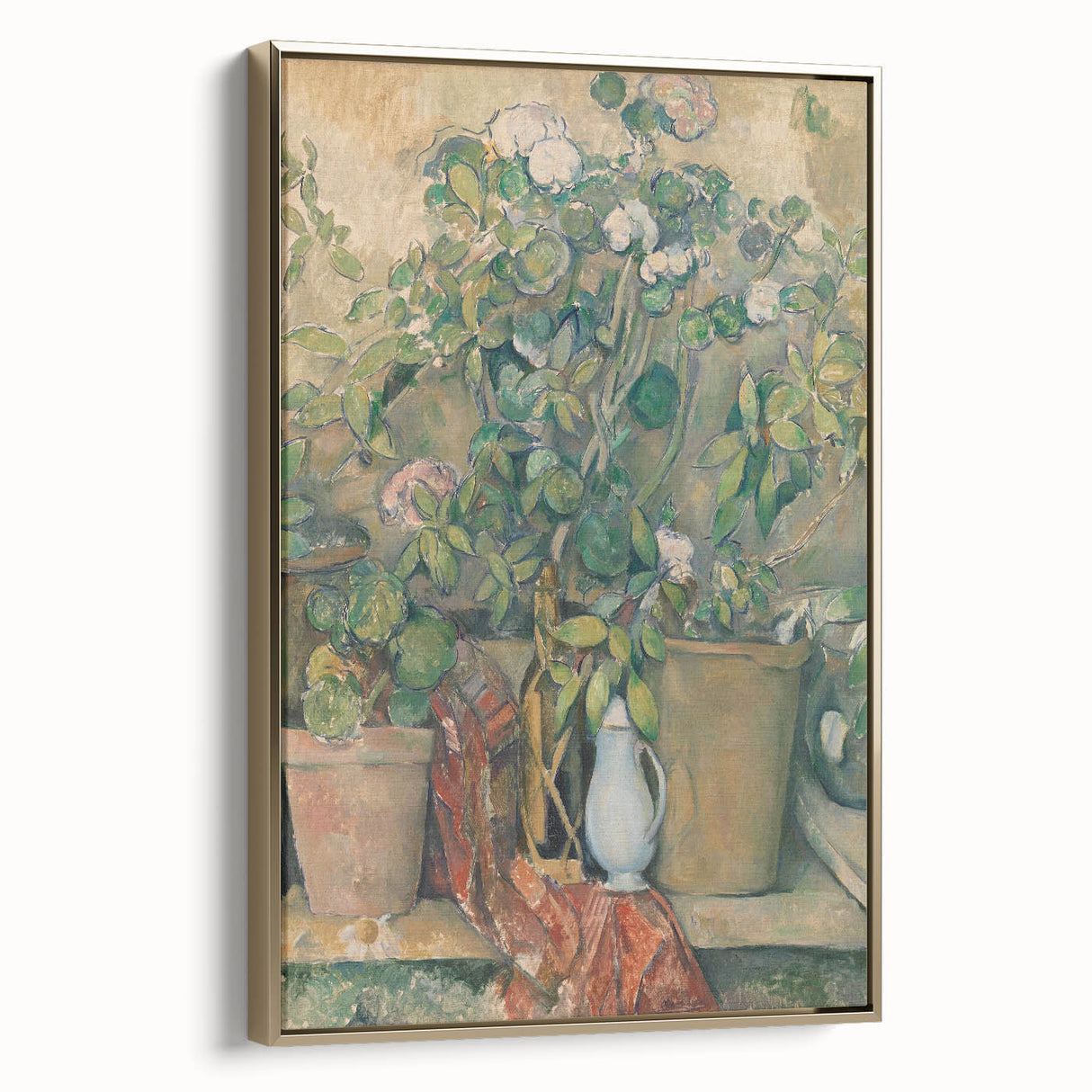 Impressionist Wall Art - Cézanne's "Terracotta Pots and Flowers