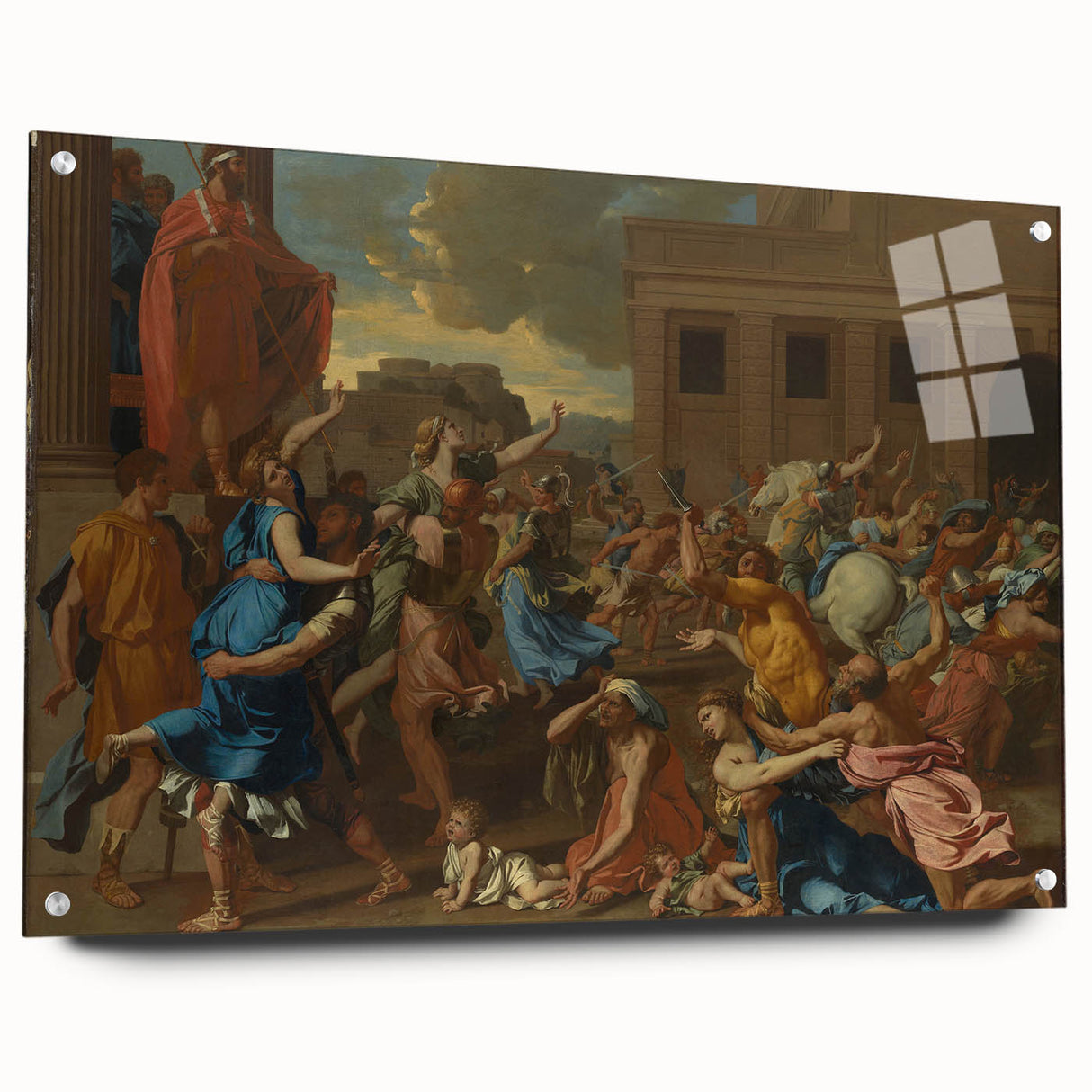 The Abduction of the Sabine Women: Baroque Historical Wall Art