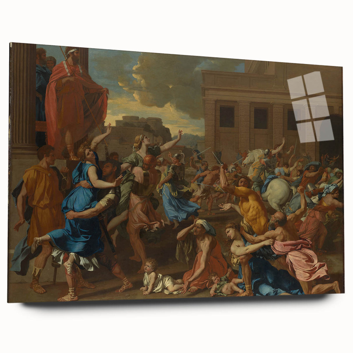 The Abduction of the Sabine Women: Baroque Historical Wall Art