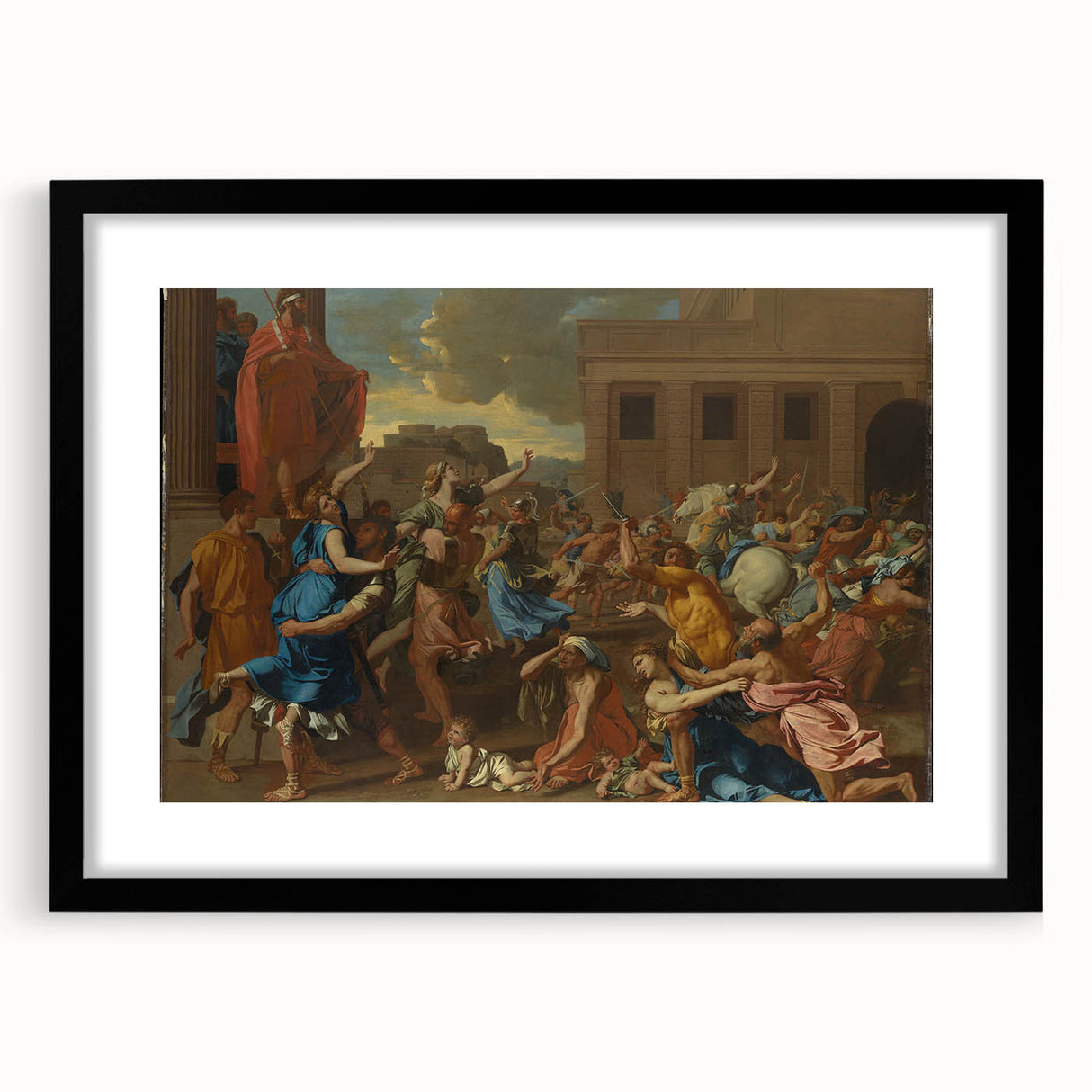 The Abduction of the Sabine Women: Baroque Historical Wall Art
