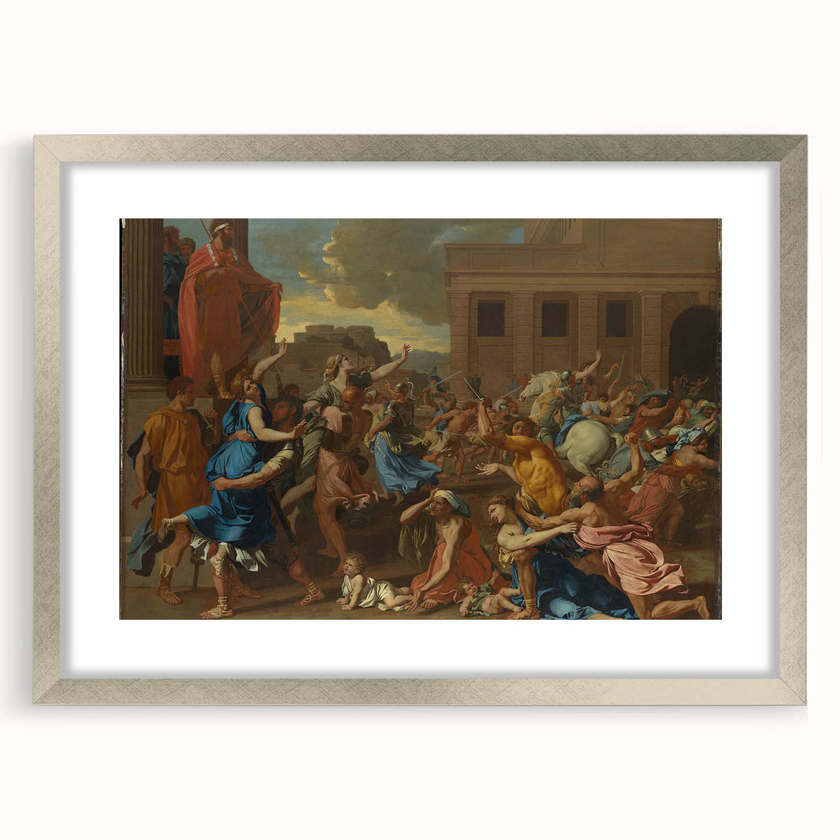 The Abduction of the Sabine Women: Baroque Historical Wall Art